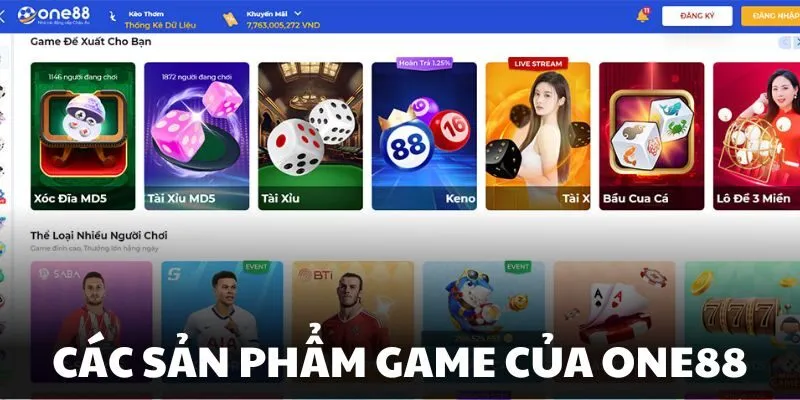Những sản phẩm làm nên tên tuổi của thương hiệu trực tuyến One88