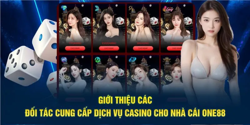 Những đối tác quan trọng cung cấp dịch vụ Live Casino